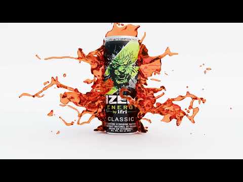 IZEM Energy Drink 3D ad