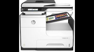 HP PageWide Pro 477dw - Setup Print and Scan