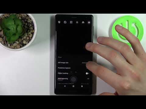 How to Adjust Camera Aspect Ratio on SONY Xperia XZ2? - Open Camera Settings