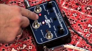 Video thumbnail for Option 5 Destination Rotation Single rotary + boost-drive guitar effects pedal demo by gearmanndude