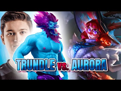 CARRYING FAKER-SLAYER AGAINST KAOSTANZA - Trundle vs. Aurora - Top Lane Gameplay Commentary