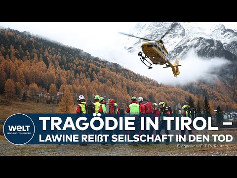 FÜNF DEUTSCHE TOT: Gewaltige Lawine reißt Bergsteiger mit sich - Zwei Männer gerettet