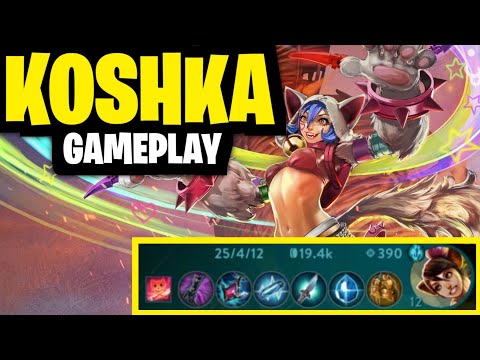 KOSHKA CP JUNGLE - SNIPE 3 WITH NIGHTMARE KOSHKA | VAINGLORY 5V5 |