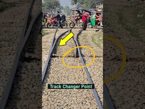 How track changing switch works. #line #change #track #shorts