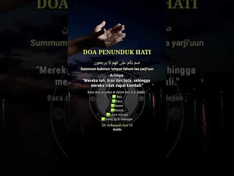 DOA PENUNDUK HATI