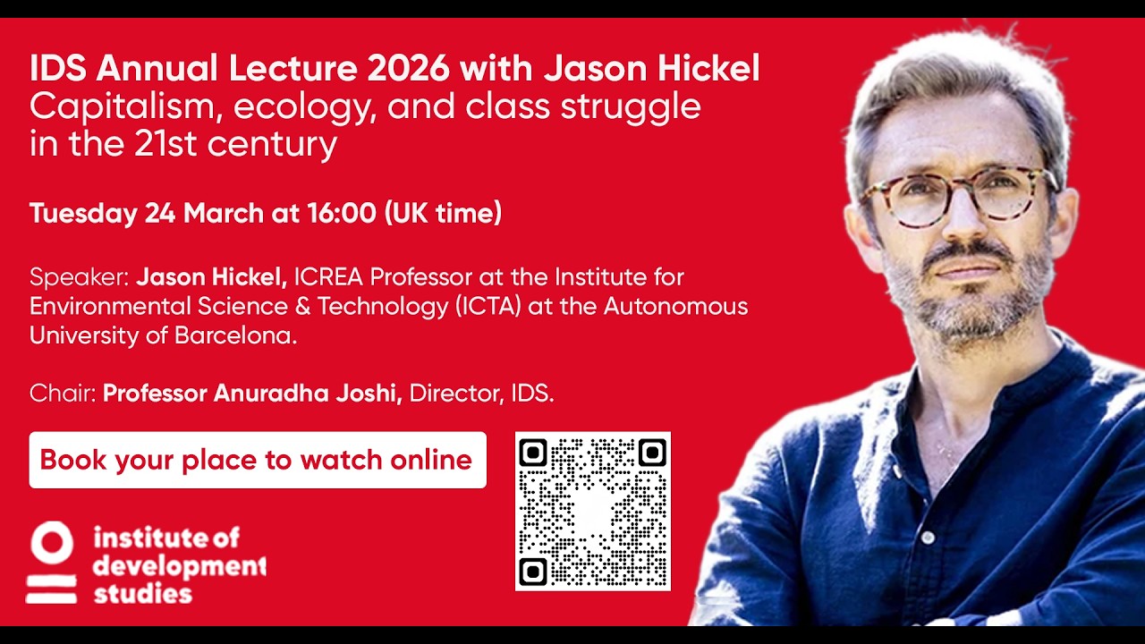 IDS Annual Lecture 2026 with Jason Hickel