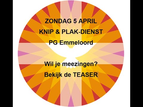 Teaser virtuele samenzang 5 april PG Emmeloord