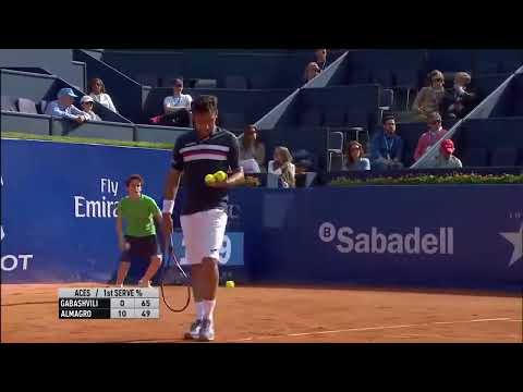 Tennis ball boy hits the wall 😳