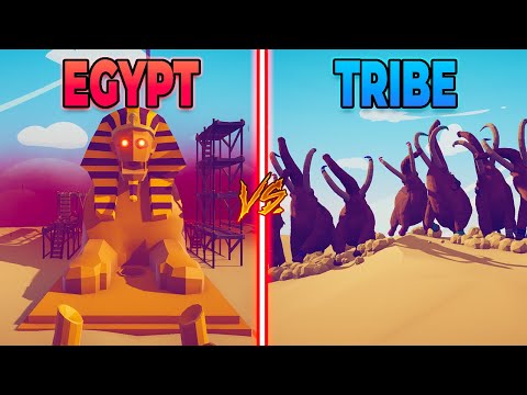 EGYPT vs TRIBE | TABS - Totally Accurate Battle Simulator