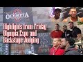 HIGHLIGHTS FROM FRIDAY OLYMPIA EXPO AND BACKSTAGE JUDGING.