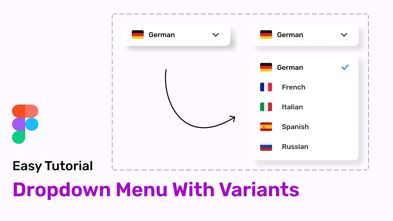 Figma tutorial prototyping: Figma dropdown tutorial with Variants