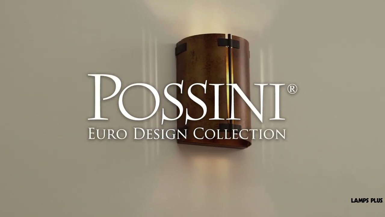 Video 1 Watch A Video About the Possini Euro Julian Rustic Bronze Metal Wall Sconce
