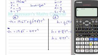 Download Lagu EDEXCEL M1 IAL OCT 2018 Q3 Kinematics (suvat) Vertical Motion Thumbnail