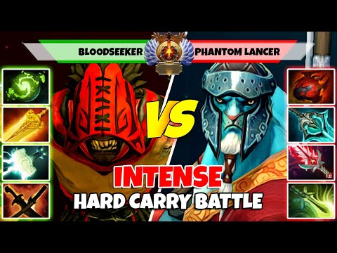 BLOODSEEKER (Carry) vs PHANTOM LANCER (Carry) - Battle Of Immortal Rank Dota 2 Players - Z Dota 2