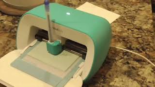 Hubby Using The Cricut Joy