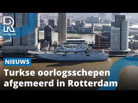Grote Turkse marineschepen trekken veel aandacht | Rijnmond