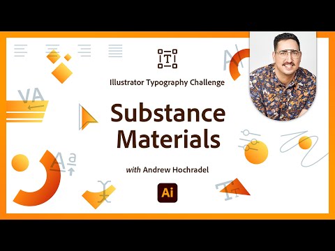 Substance Materials 3d Illustrator Typography Challenge