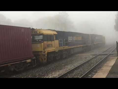 1PM6 arrives at Belair in the fog