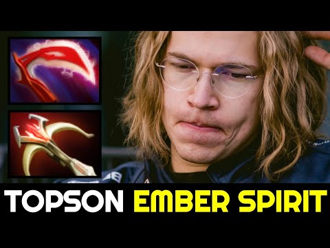 TOPSON back to Old Meta Ember Spirit Right Click Build 7.32c Dota 2