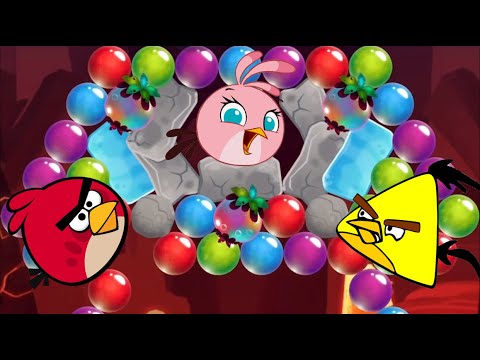 AB POP Angry Birds Level 259-261 game play hard level Win Win with high score!