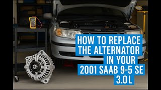 How to Replace the Alternator in Your 1999-2003 SAAB 9-5 SE 3.0l