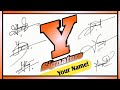 Y Signature Style Signature Style Of Your Name Y Signature