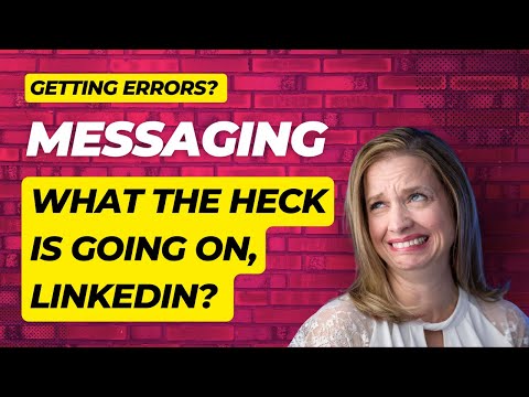 Are you getting ERRORS in LinkedIn Messaging Today ... - YouTube