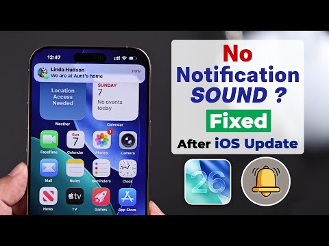 Fix- iPhone Notification Sound Not Working After iOS 26 Update!
