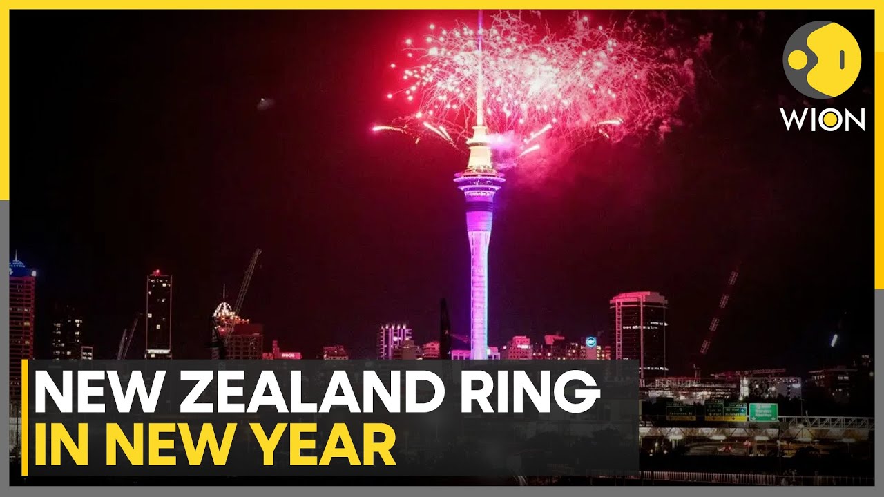 New Year 2026: Dazzling Fireworks Light Up Auckland Skies | WION
