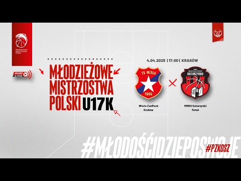 Wisła CanPack Kraków - MMKS Katarzynki Toruń (1/4 MMP U17K)