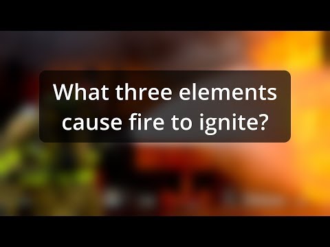 What 3 Elements Cause Fire to Ignite? (21 sec)