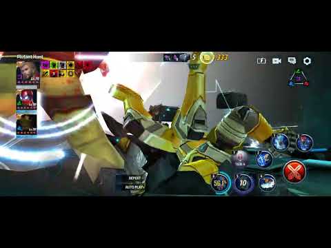 Thor costume in MARVEL FUTURE FIGHT gameplay