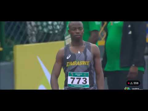 100m U20 Men Final Race. CAA u18 and u20 Athletics Championships. Highlights 12