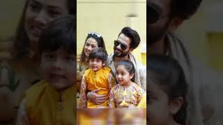 Shahid Kapoor with fully Family ❤️❤️❤️ Wife Mira Rajput and kids Misha & Zain | sibling Ishaan