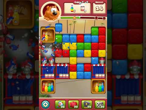 Toon Blast Level 3214 NO BOOSTERS - A S GAMING ✔️