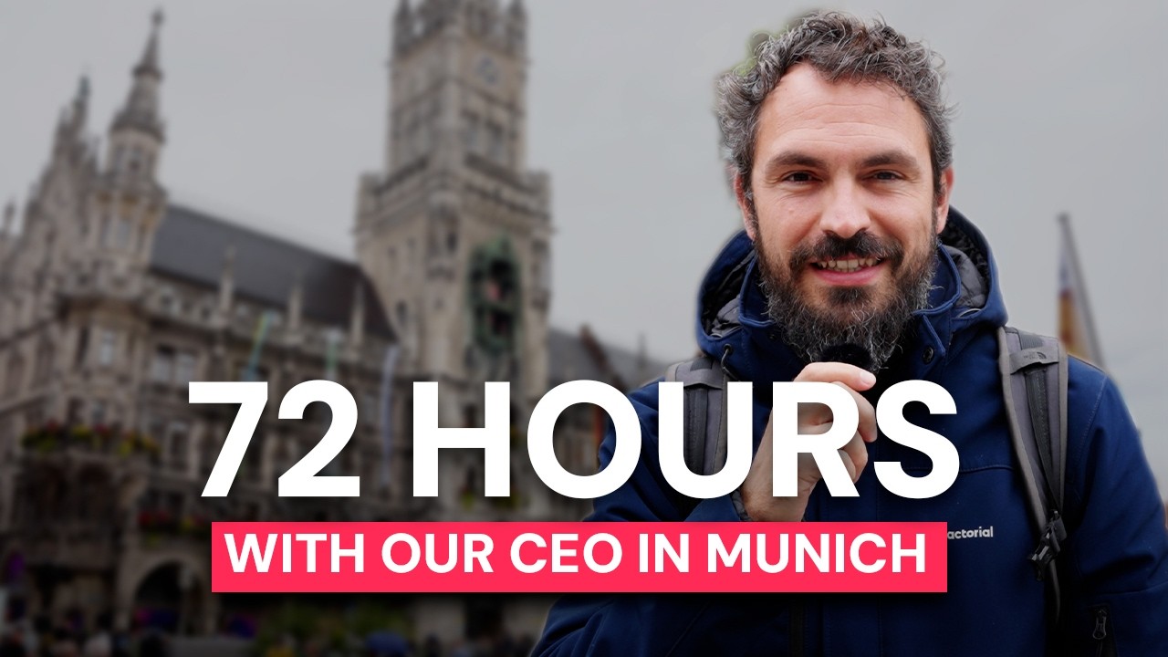 72 hours in Munich with Factorial's CEO, Jordi Romero - YouTube