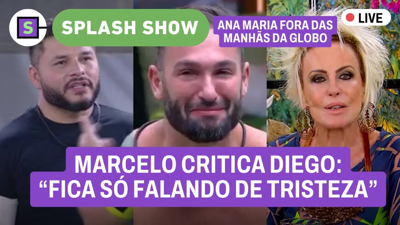 🔴 Ana Maria FORA das manhãs da Globo; Marcelo critica Diego Hypólito; namorado de Mateus e + AO VIVO