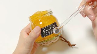 【ASMR】벌꿀 슬라임 💛 Sweet honey slime