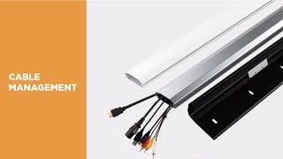 Aluminum Cable Management-features & installation animation - CC09
