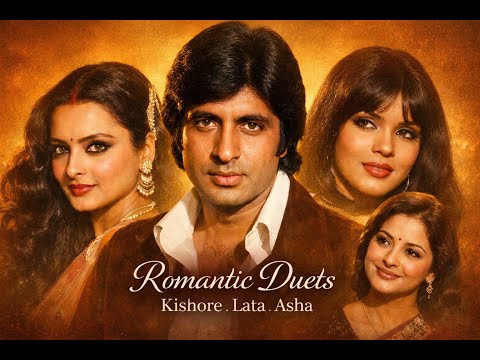 💞Golden Era Duets | Amitabh Bachchan with Rekha, Rakhi, Zeenat | Kishore–Lata–Asha