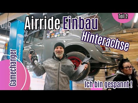 VW Käfer Gamechanger Airride an der Hinterachse Einbauen  Teil 2 #gamechanger #airride #vwkäfer