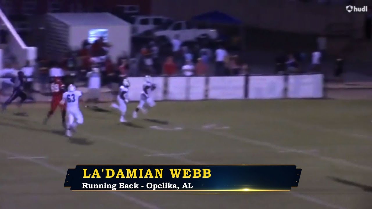 La&#039;damian Webb - Beauregard Running Back - Highlights