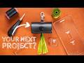 Leather Dog Poop Bag Holder Leathercraft Make Along Tutorial PDF Pattern Pack