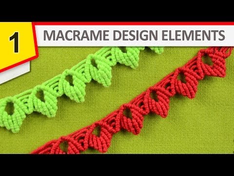 Macrame ABC pattern sample 17