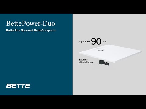 Le duo de choc pour l‘espace douche