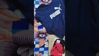 Unboxing Puma tshirt😍| #status #youtubeshorts #trending #reels #shorts  #ytshorts #shortsvideo