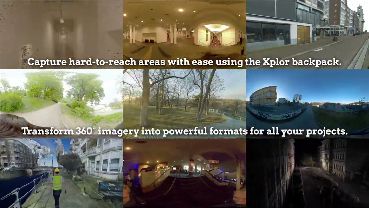 From One Walk to Many Formats: Xplor Backpack | 360° Camera & LiDAR for Mapping & Reality Capture