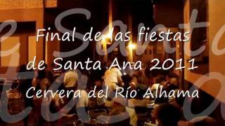 preview picture of video 'Cervera del Río Alhama  Final de Fiestas de Santa Ana 2011'