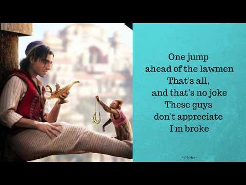 One Jump Ahead - Mena Massoud (Lyrics)