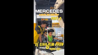 Cleaning Mercedes's intake manifold injectors at CarQuickservice.vn !! [p2]